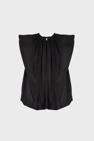 TAILORED TOP IN COTTON-POPLIN