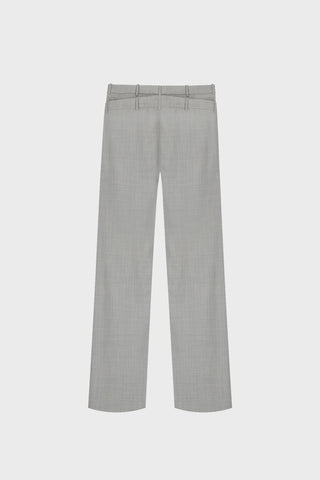 TAILORED PLEATED PANTS IN VIRGIN-WOOL