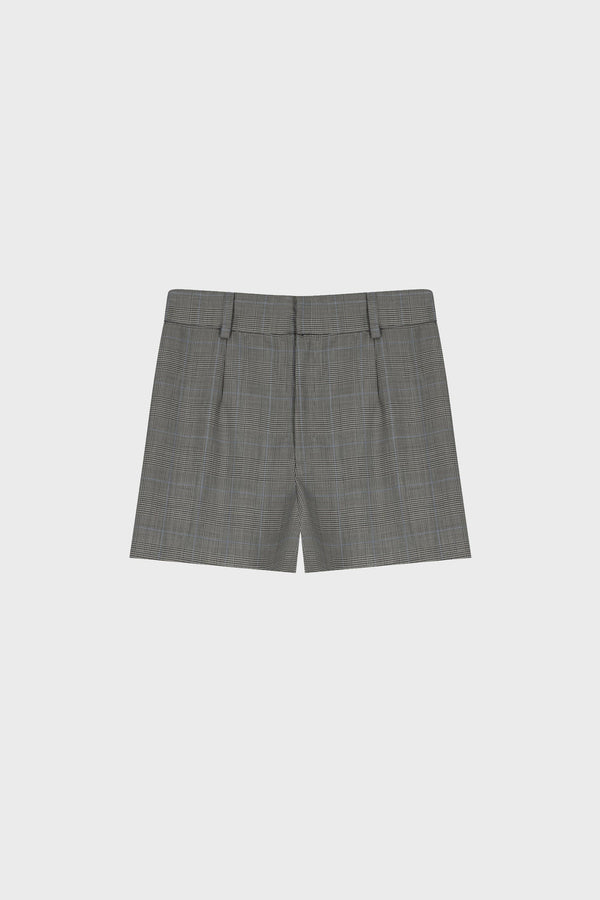 TAILORED MINI SHORTS IN MERINO-WOOL
