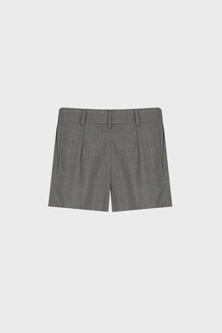 TAILORED MINI SHORTS IN MERINO-WOOL