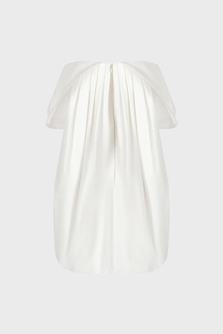 TAILORED MINI DRESS IN COTTON-POPLIN