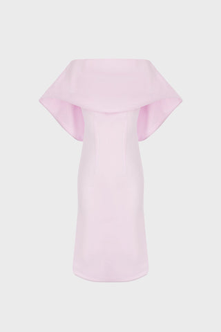 TAILORED MINI DRESS IN COTTON-SELL