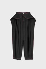 TAILORED SCULPTED PANTS IN TECHNICAL-COTTON