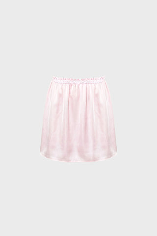 MINI SKIRT IN SATIN