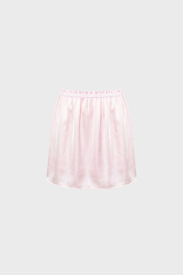 MINI SKIRT IN SATIN