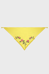 EMBROIDERED SHAWL IN SATIN