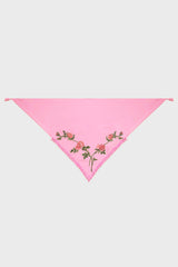 EMBROIDERED SHAWL IN SATIN
