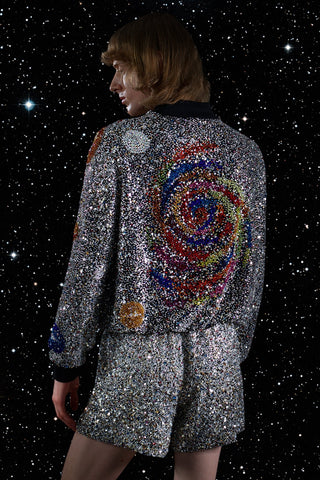 GENERATION78 | GALAXY EMBROIDERED COUTURE BOMBER