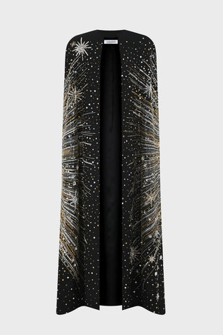GENERATION78 | GALAXY EMBROIDERED COUTURE CAPE