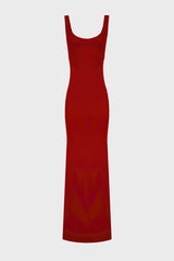 MAXI TANK DRESS IN CREPE-JERSEY