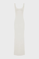 MAXI TANK DRESS IN CREPE-JERSEY