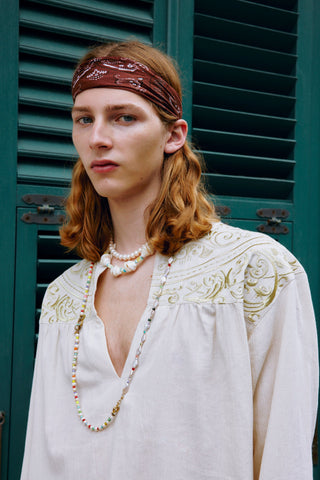 GENERATION78 | GOLDWORK EMBROIDERED BLOUSE IN COTTON