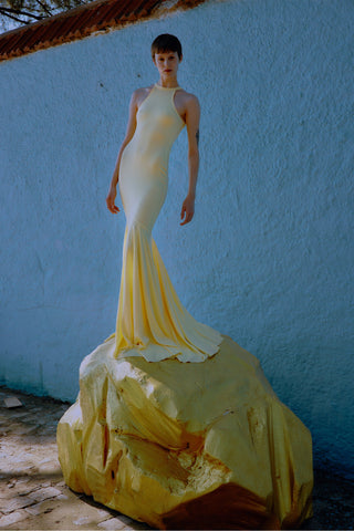 GENERATION78 | HALTER - NECK MERMAID DRESS