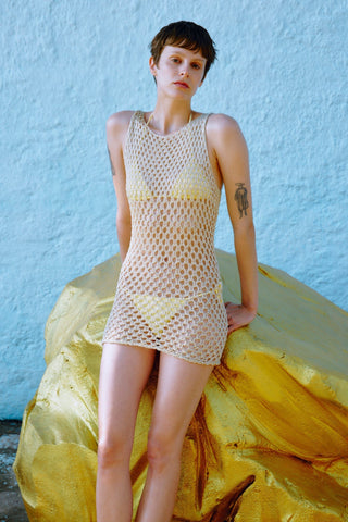 GENERATION78 | HAND - CROCHET MINI DRESS