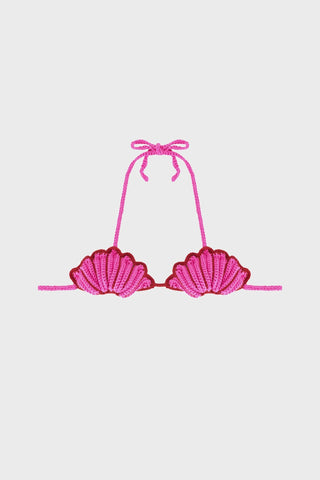 HAND-KNIT SEASHELL BIKINI TOP GENERATION78