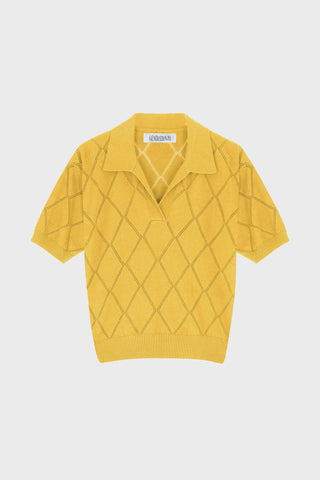 GENERATION78 | KNIT POLO TOP