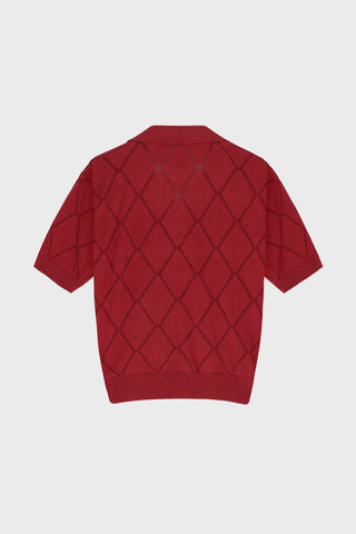 GENERATION78 | KNIT POLO TOP