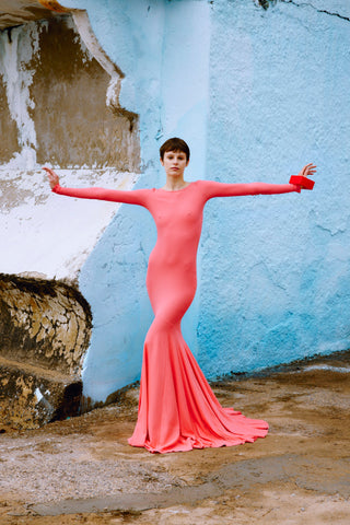 GENERATION78 | LONG - SLEEVE MERMAID DRESS