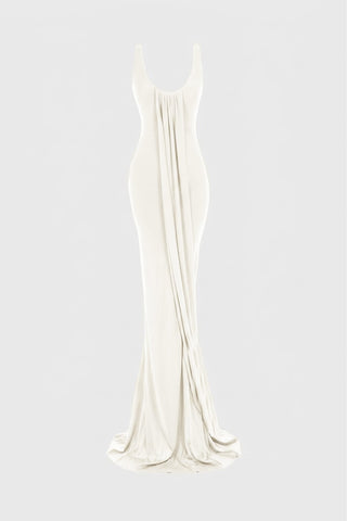 MAXI TANK DRESS IN VISCOSE-JERSEY