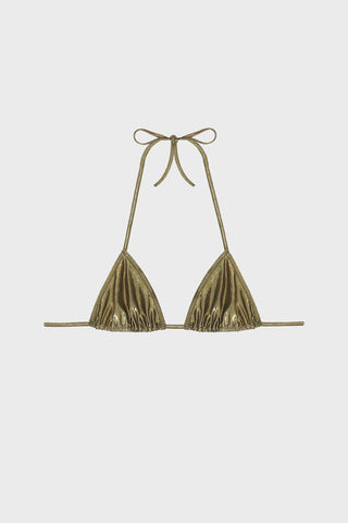 GENERATION78 | METALLIC TRIANGLE BIKINI TOP