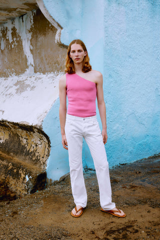 GENERATION78 | ONE - SHOULDER KNIT TOP