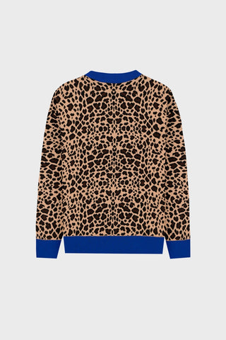 OVERSIZED CASHMERE-BLEND LEOPARD SWEATER GENERATION78