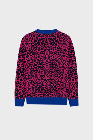 GENERATION78 | OVERSIZED CASHMERE - BLEND LEOPARD SWEATER