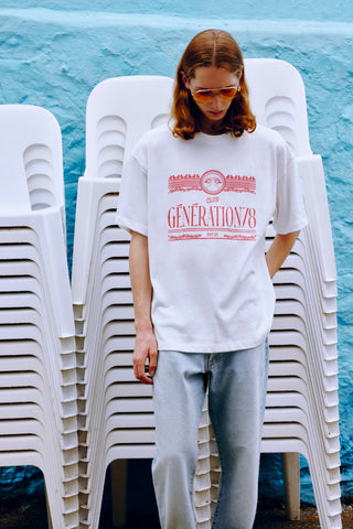 GENERATION78 | OVERSIZED T - SHIRT IN COTTON JERSEY