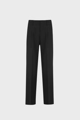 PLEATED TAILORED WOOL PANTS