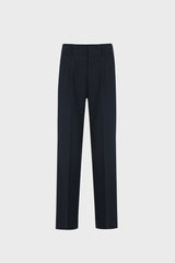 PLEATED TAILORED WOOL PANTS