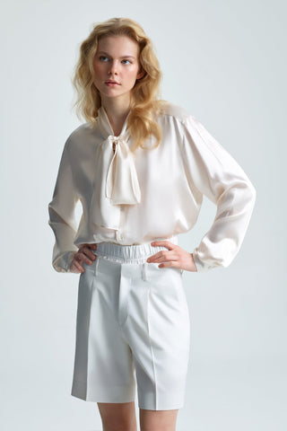 GENERATION78 | PUSSY - BOW SHIRT IN SILK