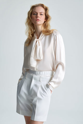 GENERATION78 | PUSSY - BOW SHIRT IN SILK