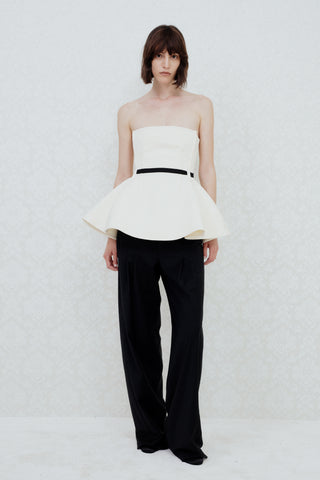 TAILORED MINI DRESSS IN SILKY-WOOL