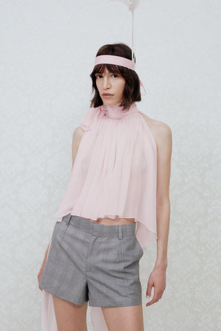 TAILORED MINI SHORTS IN MERINO-WOOL