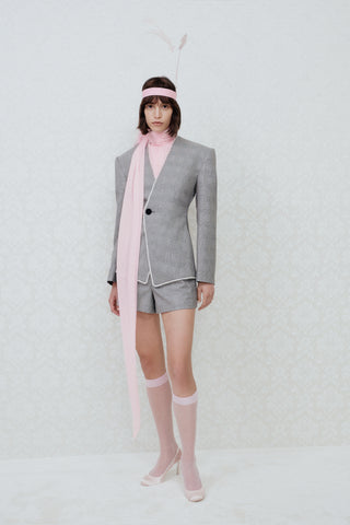 TAILORED MINI SHORTS IN MERINO-WOOL