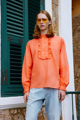GENERATION78 | RUFFLED BLOUSE IN VOILE