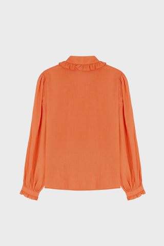 GENERATION78 | RUFFLED BLOUSE IN VOILE