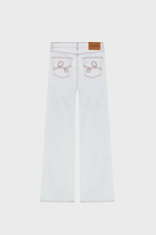 GENERATION78 | SEASHELL EMBROIDERED WIDE - LEG PANTS