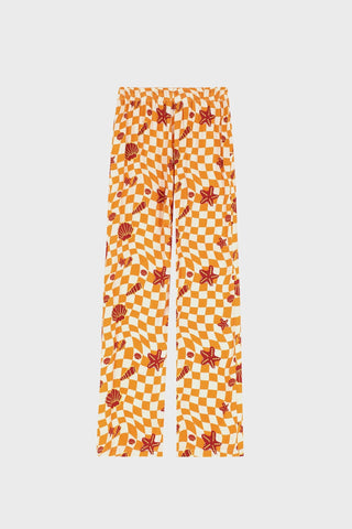 GENERATION78 | SEASHELL PRINT STRAIGHT - LEG PANTS