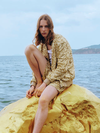 GENERATION78 | SEQUINED BOMBER JACKET