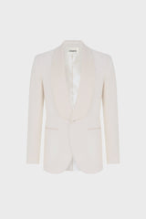 SINGLE-BREASTED TAILORED TUXEDO JACKET
