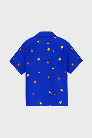GENERATION78 | STAR EMBROIDERED CAMP - COLLAR SHIRT IN COTTON