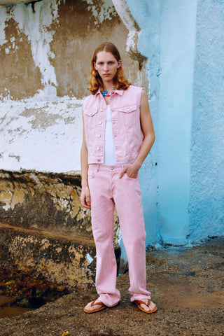GENERATION78 | STRAIGHT - LEG JEANS IN ACID - WASH DENIM