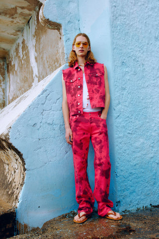 GENERATION78 | STRAIGHT - LEG JEANS IN TIE - DYE DENIM