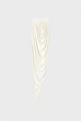 STRAPLESS MAXI DRESS IN VISCOSE-JERSEY