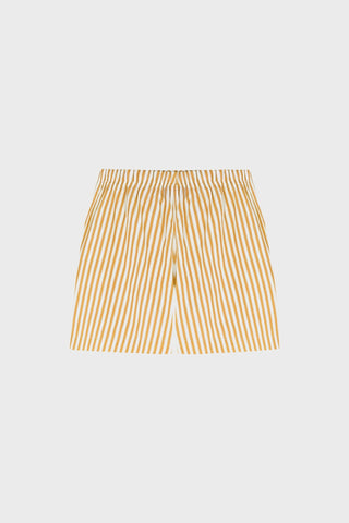 GENERATION78 | STRIPED STRAIGHT - LEG SHORTS IN COTTON - POPLIN
