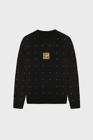 GENERATION78 | STUD EMBELLISHED OVERSIZED SWEATSHIRT
