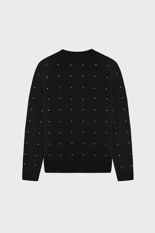 GENERATION78 | STUD EMBELLISHED OVERSIZED SWEATSHIRT