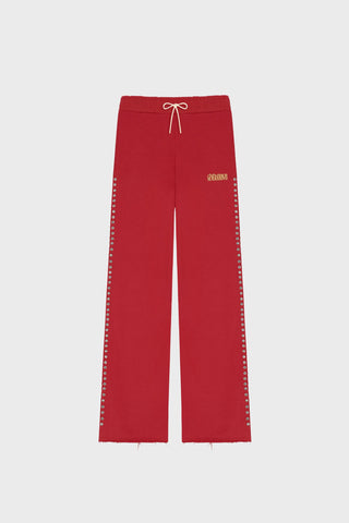 GENERATION78 | STUD EMBELLISHED SWEATPANTS IN COTTON JERSEY