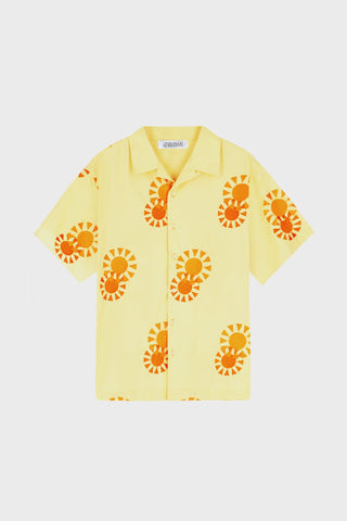 GENERATION78 | SUN EMBROIDERED CAMP - COLLAR SHIRT IN COTTON